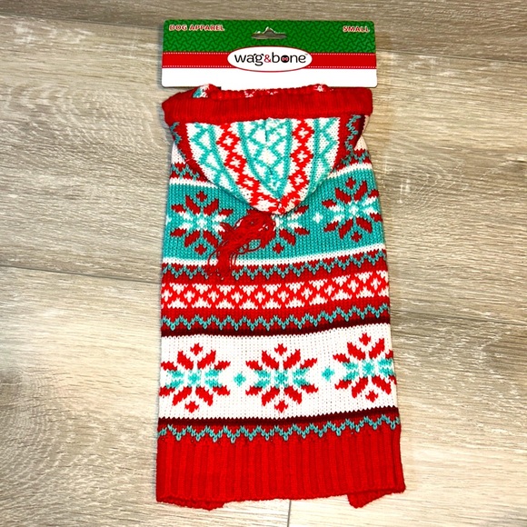 🚨🚨 NEW Wag & Bone Winter Dog Sweater - Picture 1 of 10